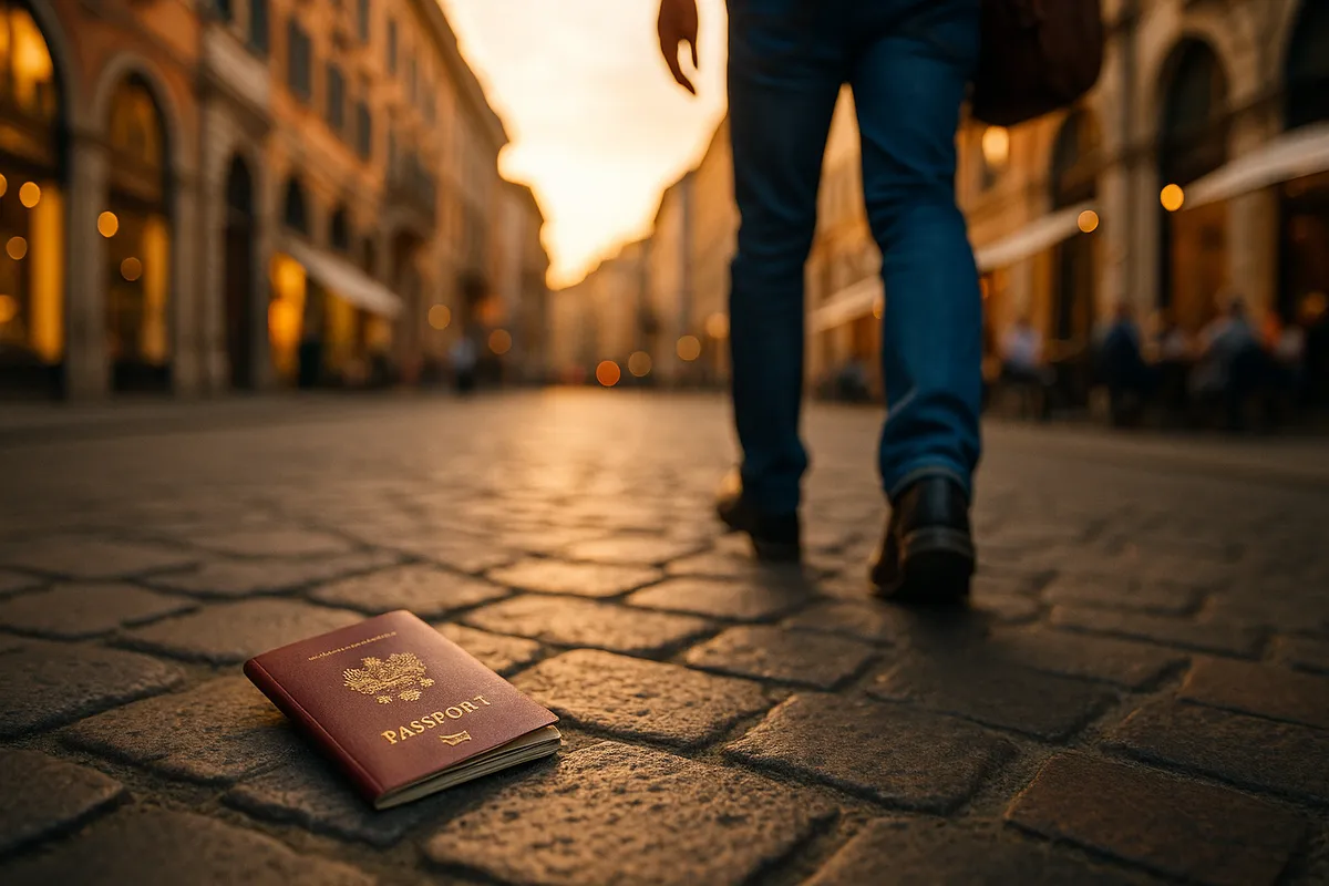 Lost passport while traveling abroad, what to do first?